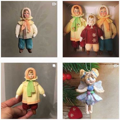 Ватные игрушки (Изабелла Колосветова)