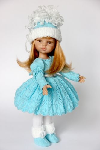 PDF-журнал мастер-класс «Модная зима» для кукол Paola Reina 32-34 см (спицы) (Татьяна Никишина)