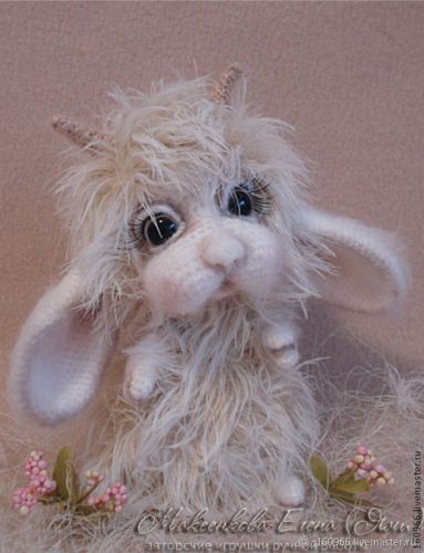 МК по вязанию козочки Бланочки (Елена Макеенкова)
