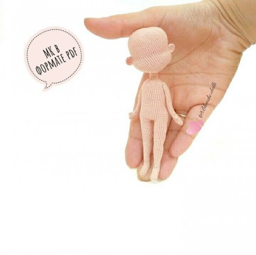 Мастер-класс по вязанию куклы 12 см (Blondie dolls)