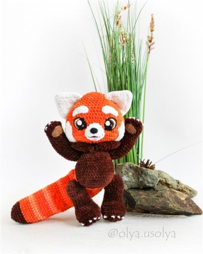 Мастер-класс Красная панда (Ольга Усольцева)