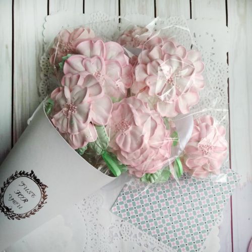 [Где Торт?] Эффектный букет из безе (Ольга Вакуленко)