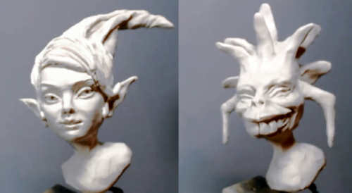 Лепим лица - Феи и Фейри (Наталья Филинова)