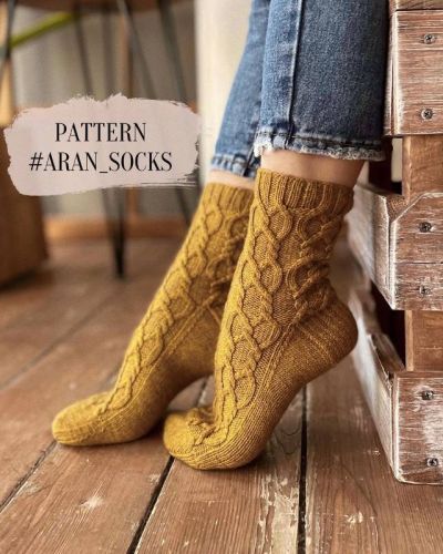 Описание носков «ARAN» (viajeuvie)