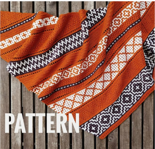 Скандинавский платок (elenabelan_handmade)