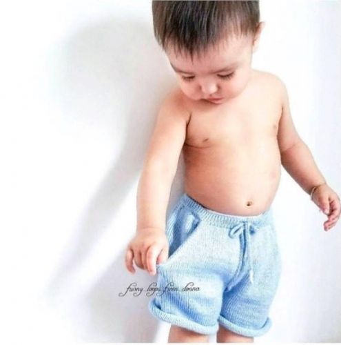 [blossom_knit] Детские шорты OCEAN (Саида Усманбекова)