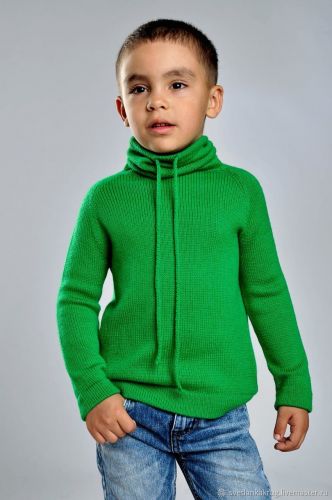 [Машинное вязание] GREENVILLE MK детского свитера (Светлана Круглова)