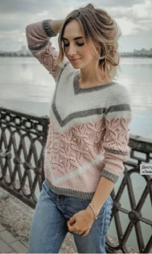 [Вязание] Джемпер «Ливингстон» (lora.nord.knit)