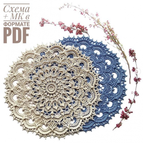 [Вязание] Салфетка «Паулина» (lenamasterica)