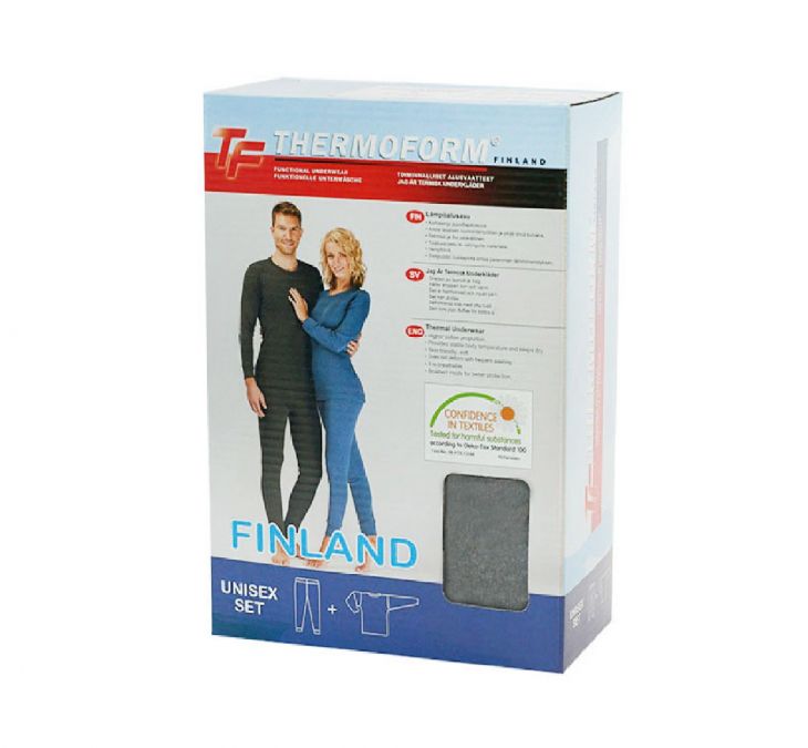 Термобелье THERMOFORM Plain Thermal Set Antrasit