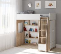 Кровать-чердак Легенда F603.1, два варианта цвета