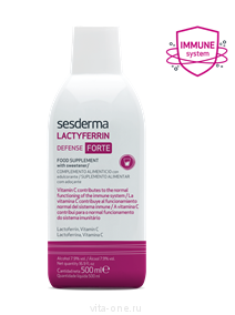 LACTYFERRIN DEFENSE FORTE– БАД к пище Лактиферрин Дефенс Форте Sesderma (Сесдерма) 500 мл