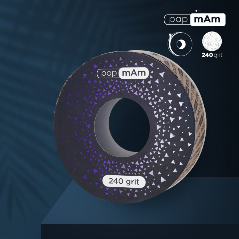 Запасной блок файл-ленты papmAm EXCLUSIVE для пластиковой катушки STALEKS PRO 240 грит (6м) (АРТ. ATSClux-240)
