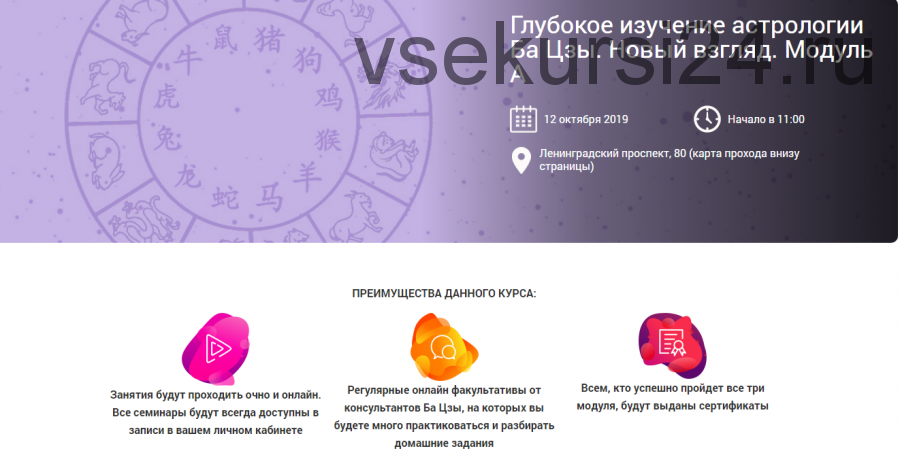 Глубокое изучение астрологии Ба Цзы. Новый взгляд. Модуль А, практика (Ольга Николаева)