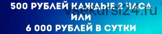 500 рублей каждые 2 часа или 6 000 рублей в сутки