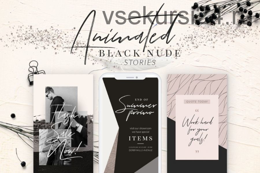 [CreativeMarket] Animated Instagram Stories (Eviory)