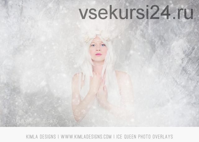 [Kimladesigns.com] Фотоналожения Ice Queen Photo Overlays