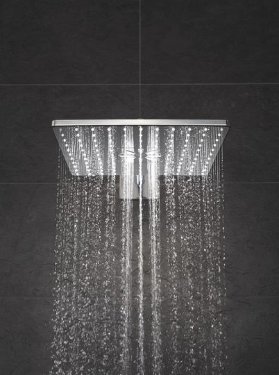 Квадратный душ Grohe Rainshower SmartActive Cube 310 два вида струй 26479000 ФОТО