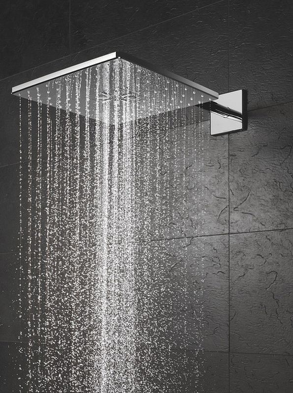 Квадратный душ Grohe Rainshower SmartActive Cube 310 два вида струй 26479000 схема 4