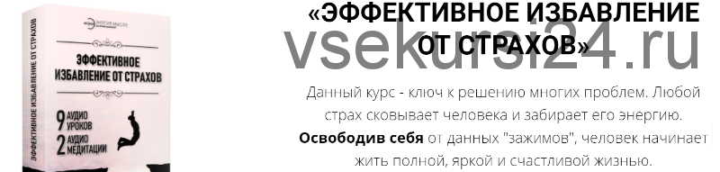 Эффективное избавление от страхов Освобождение от страхов и негативной информации (Анатолий Донской)