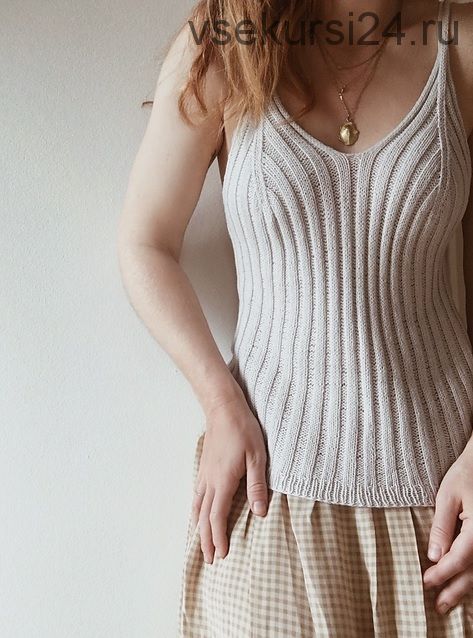 [Вяжи.ру] Топ на лямках Camisole No. 2 (My Favourite Things Knitwear)