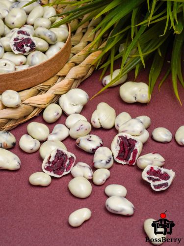 Клюква в йогуртовой глазури