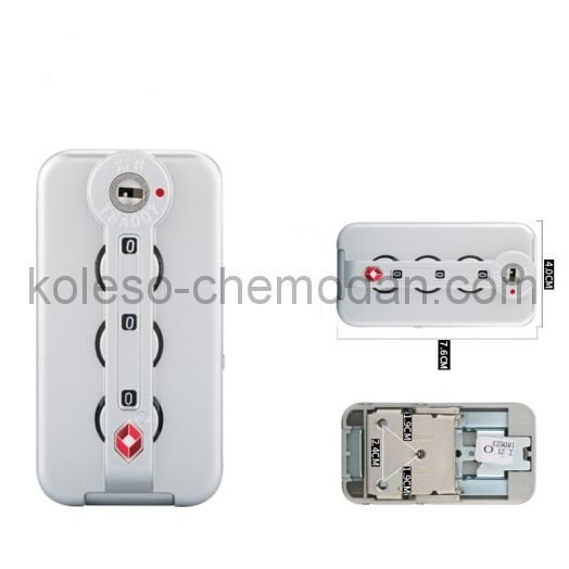 Кодовый замок для чемодана XFG TSA 007