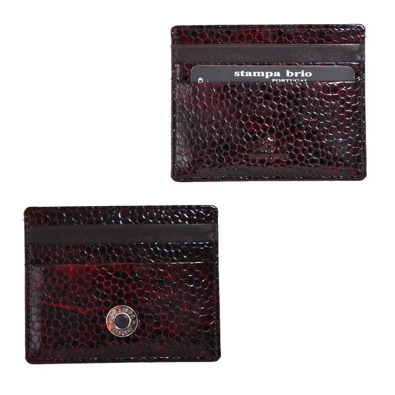 Футляр для карт Stampa Brio 560-1410T Burgundy