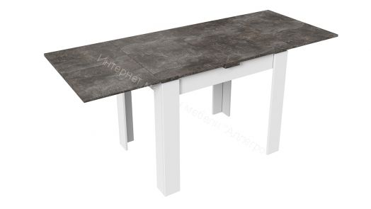 Стол раздвижной «Промо» тип 3 (Белый/Ателье темный)