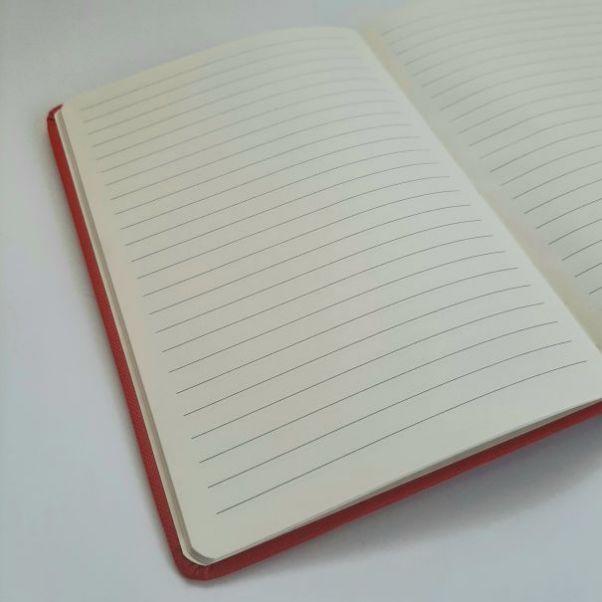 Эко блокнот из RPET Mivaz красный