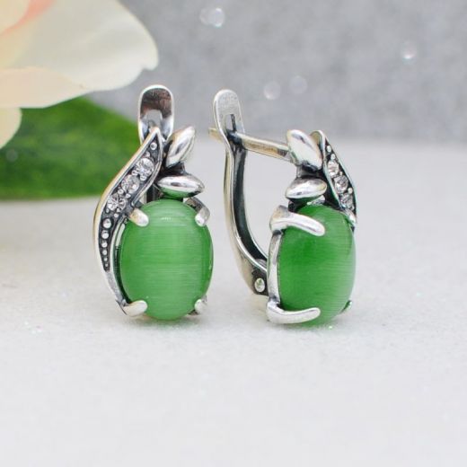 Серьги бижутерия серебрение Арт. С1120
