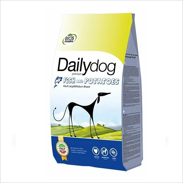 Сухой корм для собак средних и крупных пород Dailydog Medium & Large Breed Fish с рыбой