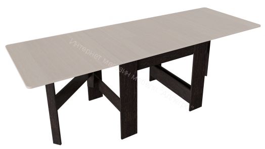 Стол-книжка тип 2 (Венге Цаво/Дуб Белфорт)