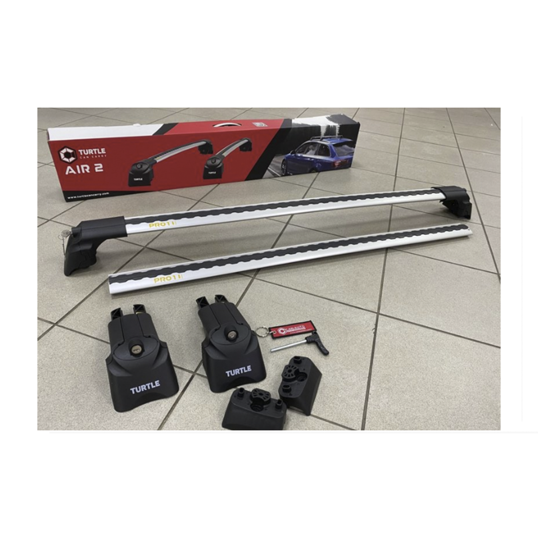 Универсальные багажные перекладины Turtle Air 3 (106 см) (Цвет: Серый)