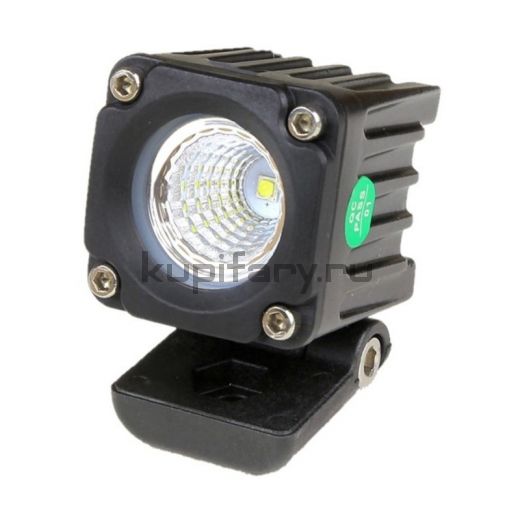 Квадратная светодиодная фара mini 10W 1 led Cree ближнего света 4 см