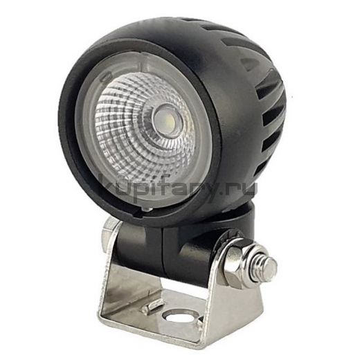 Круглая cветодиодная фара 10 Вт 1 led Osram ближнего рабочего света PRO компакт ip68