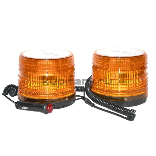 Комплект проблесковых маяков Lumen DSB Amber 72led 12-24 вольт ip65