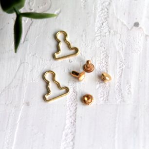 Застежки для сарафанов и комбинезонов, золото 1,1*0,8 см.