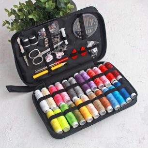 Швейный набор рукодельницы в сумочке на молнии (большой)