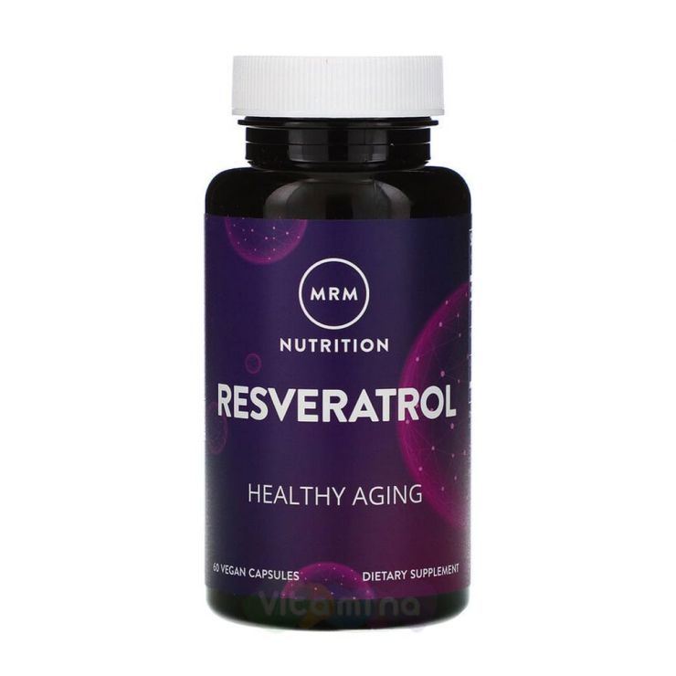 MRM Resveratrol Ресвератрол, 60 капс.