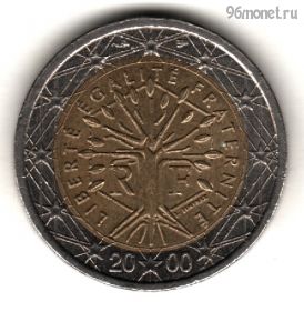 Франция 2 евро 2000