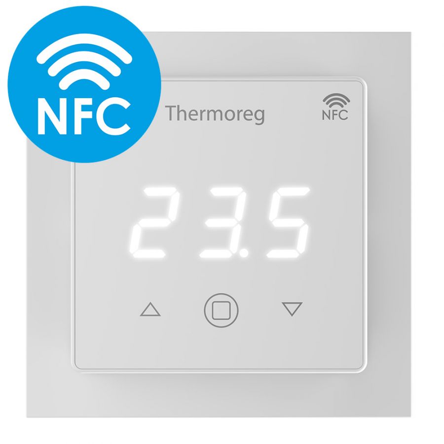 Терморегулятор для теплого пола Thermo Thermoreg TI-700 NFC White 16 А/3600 Вт