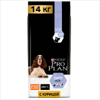 Сухой корм для собак пожилых средних и крупных пород Pro Plan Medium Large Adult 7+ с курицей 14 кг