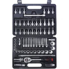 3611 Набор инструмента 61пр. 3/8" Surface 6-24мм., насадки в кейсе FORCE