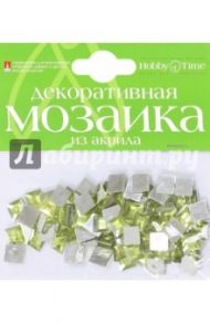 Мозаика декоративная, 100 штук, 8*8, акрил, ЖЕЛТЫЙ (2-334/06)