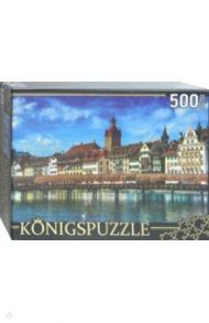 Puzzle-500 "Швейцария. Город Люцерн" (ГИК500-8307)