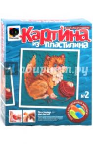 Картина из пластилина "Домашние игры" (447002)