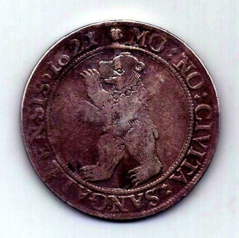 1 талер 1621 Швейцария Санкт-Галлен