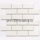 Плитка декоративная керамическая Brick White/Брикет белый 6*45*95 288*292