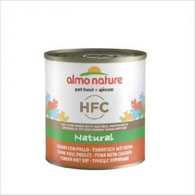 Влажный корм для кошек Almo Nature с курицей и тунцом